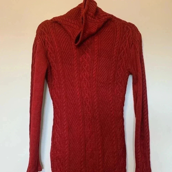 Long turtleneck sweater dress  tunic - Picture 1 of 3